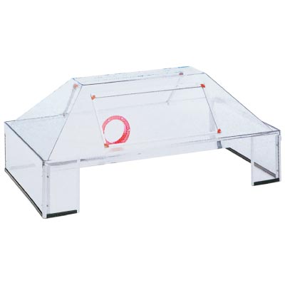 キャビネット 25-106020/25-106050/25-106075/25-4030/25-604535 吸引アームなどと接続することによりキャビネット内の空気、ガス、臭気、粒子を外部に排気することができます。