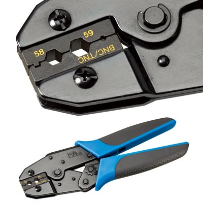 30-581 クリンプマスター ダイスをセットした状態