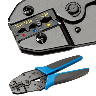 30-594 クリンプマスター ダイスをセットした状態