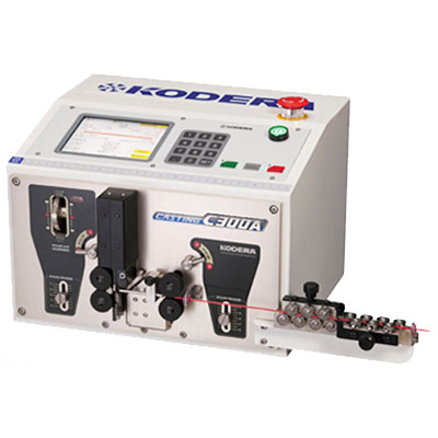 全自動測長切断ストリップ機「キャスティング」C300A キャスティングシリーズのエントリーモデル。シリーズ最小のコンパクト設計。