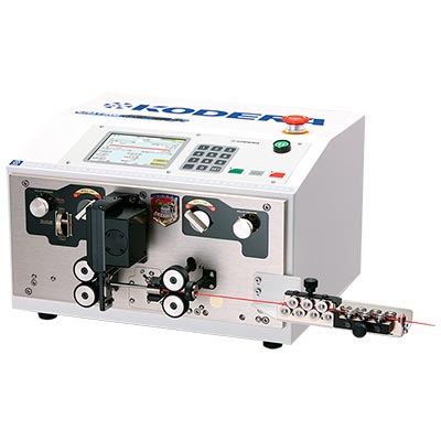 全自動測長切断ストリップ機「キャスティング」C370A キャスティングシリーズのベースマシン。量産に適した速さと生産力の高さをコンパクトなボディで再現。