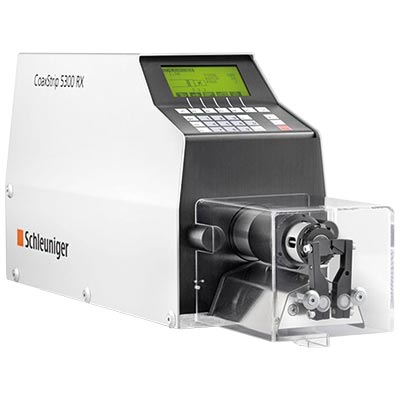 極細同軸ケーブル用プログラム機能搭載ストリップ装置 CS5300RX 【CoaxStrip 5300 RX】 極細同軸ケーブルのストリップが可能、プログラム機能搭載。最小導体径0.07mm。