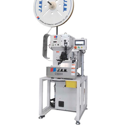 ストリップクリンパー CSD01 手圧着作業だった圧着を半自動化する事により品質が向上します。