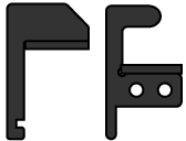 移動グリッパーと固定グリッパー