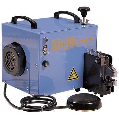 電動式クランパー DH-1B 絶縁被覆付・裸端子用の電動圧着機です。