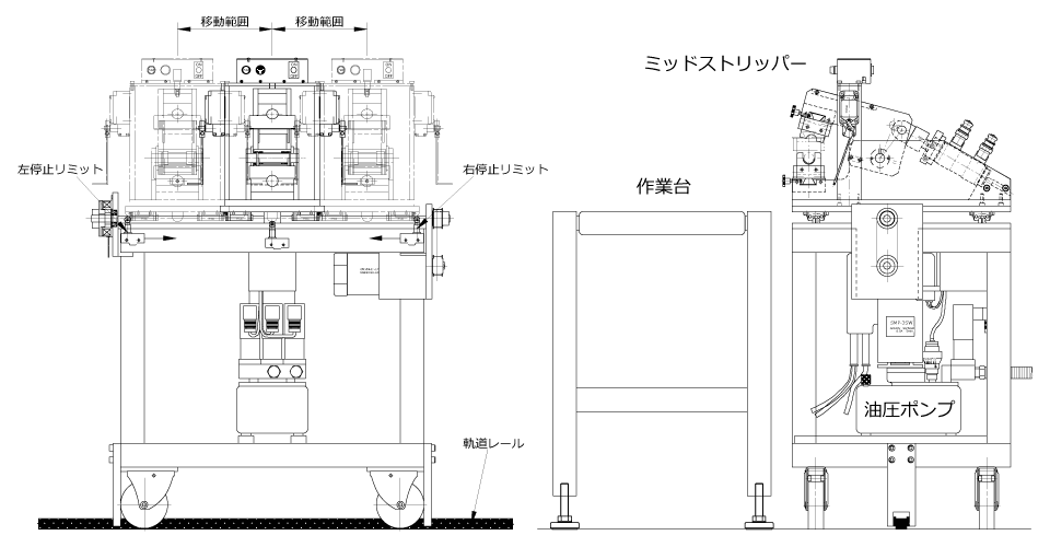 ライン上に設置した場合の参考図