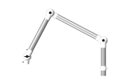 局所吸引アーム &phi;50（流量20～85m³/h）、&phi;75（流量80～180m³/h）のアームです。アルミタイプと耐薬品性タイプがあります。