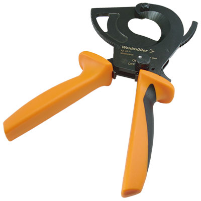 ラチェット式ケーブルカッター KT-45R（920204）/KT-55（920206） ラチェット式の極太線用カッター。