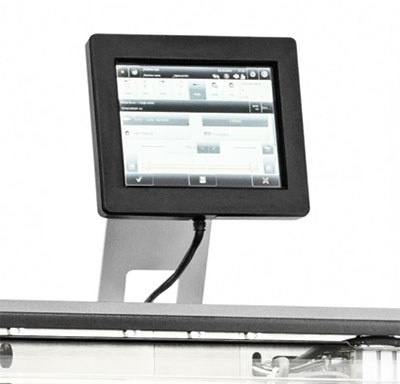 5.7インチカラータッチスクリーンとS.Onソフトウェアは直感的操作とライブラリ形式のプログラミングを実現しています。