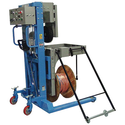 リフター式ドラムサプライ装置 OP-104 リフター付きで移動可能なドラムサプライ。