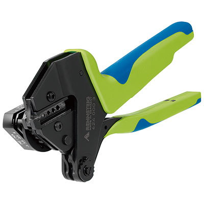 マルチクリンプシステム PEW12 独自の垂直圧着機工で均等な圧着。