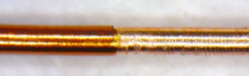 サンプル線　&phi;0.2 約220倍