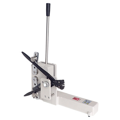 手動式圧着補助 T-6 圧着工具を取り付けて力のいる固い端子等も楽に作業できます。