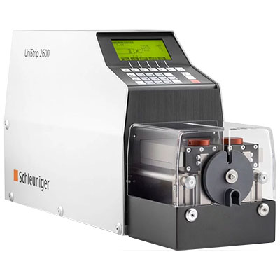 電動ワイヤーストリッパー US2600【UniStrip 2600】 段カット、多段ストリップまで多彩な加工が容易。グラフィック表示で各種設定も対話形式でプログラミング可能。